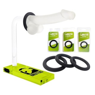 Pierścień erekcyjny Slim Donut Silicone Cock Ring Black 45mm Brutus Brutus