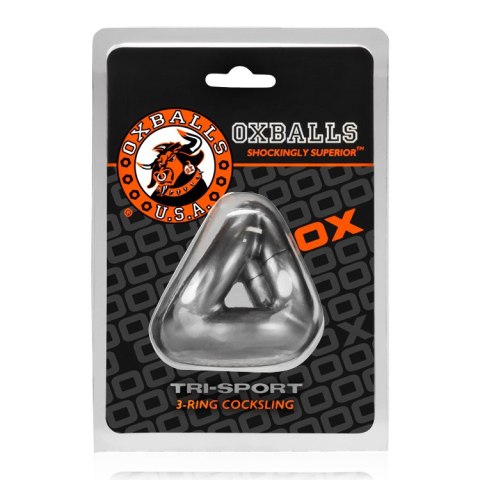 Pierścień na penisa i jądra Tri-Squeeze Cocksling Oxballs Oxballs