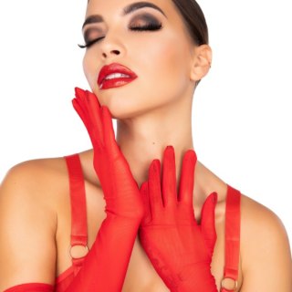 Rękawiczki Seductive Gloves Red O/S Kinky Diva Kinky Diva