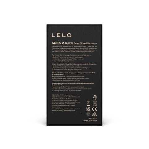 Stymulator Łechtaczki Sona 2 Travel Purple Lelo Lelo