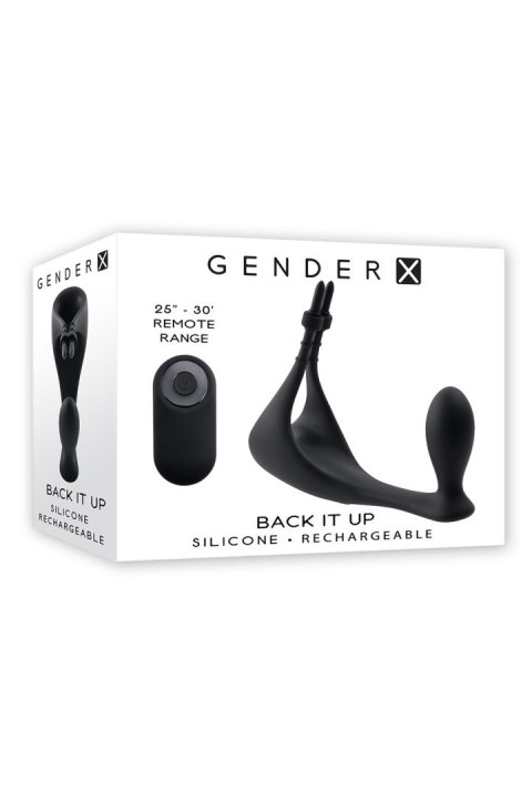 Wibrujący Korek Analny Z Pierścieniem Back It Up Gender X Gender X