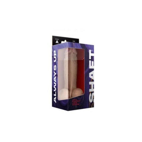 Dildo realistyczne cieliste Model A 21.5cm Dong With Balls Pine Shaft