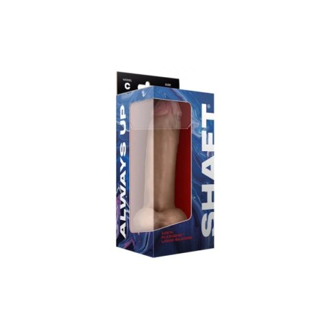 Dildo realistyczne cieliste Model C 24.1cm Dong With Balls Pine Shaft