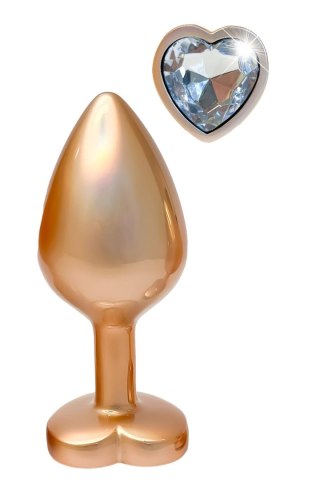Korek Analny Gleaming Love Pearl Gold Plug Medium Dreamtoys Dreamtoys