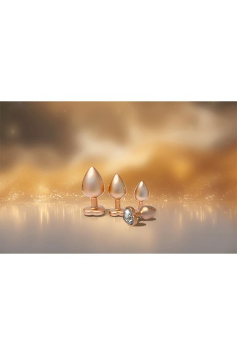Korek Analny Gleaming Love Pearl Gold Plug Medium Dreamtoys Dreamtoys