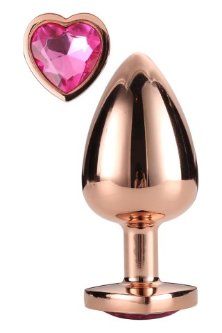 Korek Analny Gleaming Love Rose Gold Plug Large Dreamtoys Dreamtoys