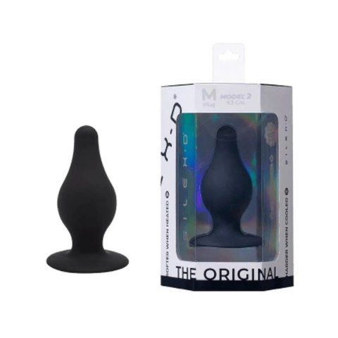 Korek Analny Plug Model 2 M 9Cm Black Silexd Silexd