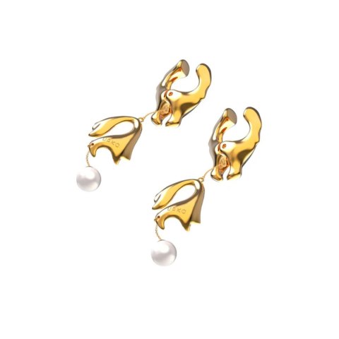 Klamerki Na Sutki "Moist Eyes" Pearl Nipple Clamps UPKO