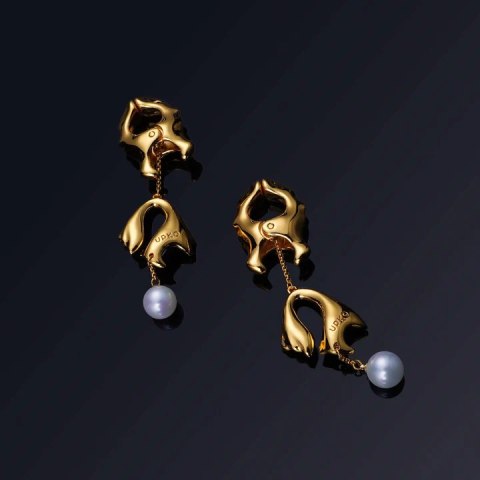 Klamerki Na Sutki "Moist Eyes" Pearl Nipple Clamps UPKO