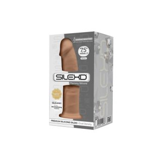 Dildo silikonowe z przyssawką karmelowe 19cm Flesh Silexd