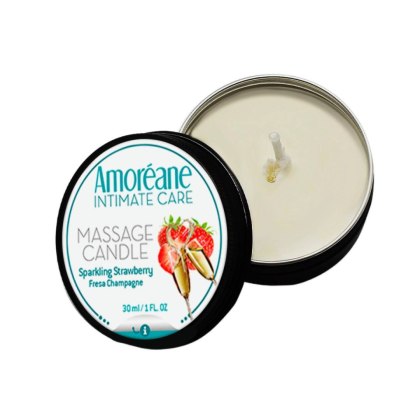 Świeca Do Masażu Massage Candle Sparkling Strawberry 30Ml Amoreane Amoreane