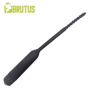 Wibrująca sonda do cewki Brutus Trembler Silicone Vibrating Sound Black Brutus