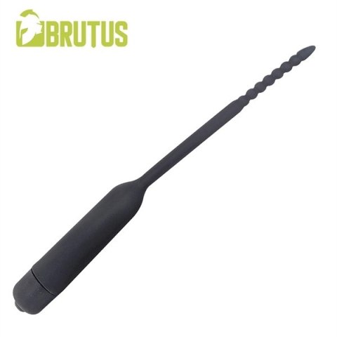 Sonda wibrująca do cewki moczowej czarna Trembler Silicone Vibrating Sound Brutus