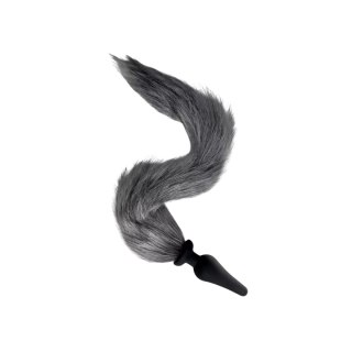 Zestaw Lis Korek Analny I Uszy Plug Grey Fox Tail Set Whipsmart Whipsmart