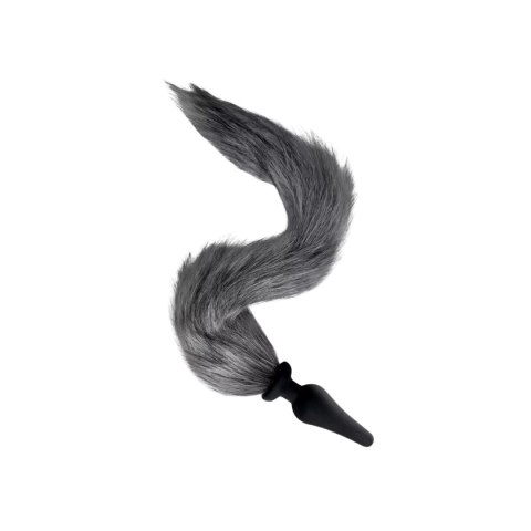 Zestaw Lis Korek Analny I Uszy Plug Grey Fox Tail Set Whipsmart Whipsmart