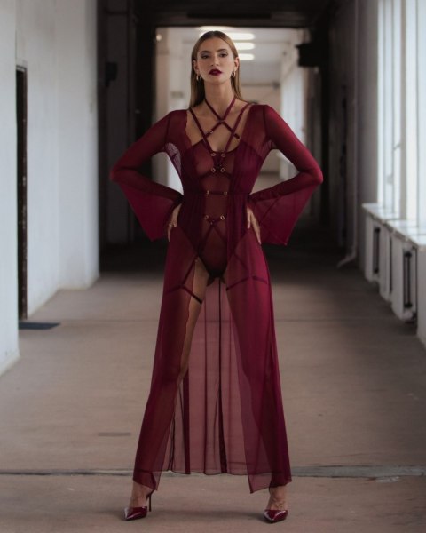 Batty Burgundy Body Xs/S Promees Promees