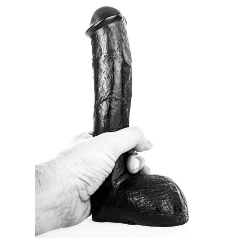 Dildo czarne Vince 18x5,2cm All Black