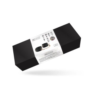 Kajdanki Black Organosilicon Wrist Cuffs Liebe Seele Liebe Seele