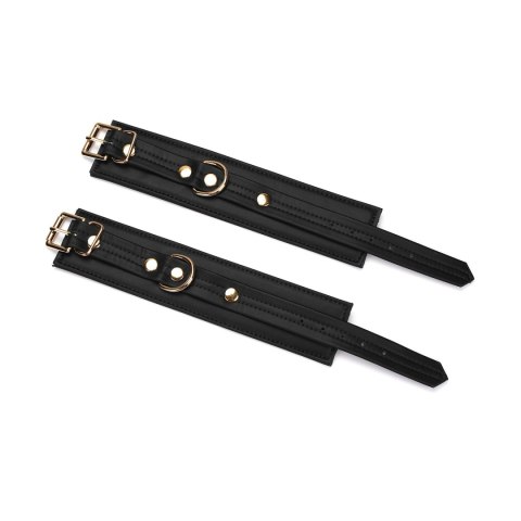 Kajdanki Black Organosilicon Wrist Cuffs Liebe Seele Liebe Seele