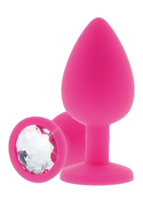 Korek Analny Toyjoy Anal Play Diamond Booty Jewel Medium Pink TOYJOY TOYJOY