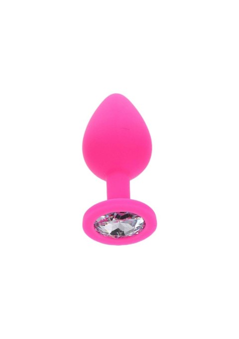 Korek Analny Toyjoy Anal Play Diamond Booty Jewel Medium Pink TOYJOY TOYJOY