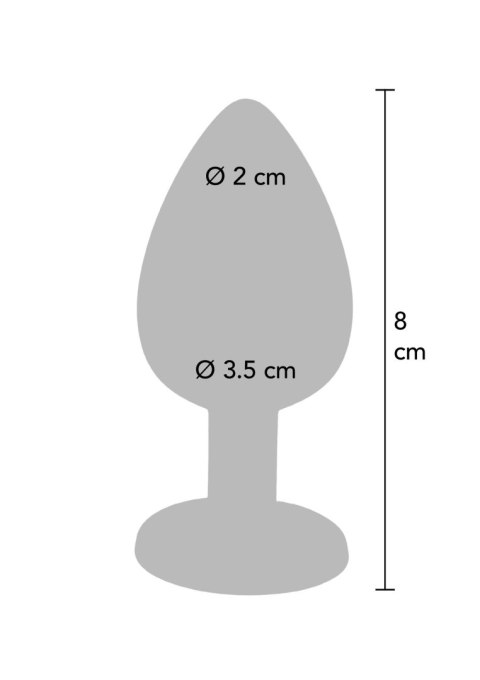Korek Analny Toyjoy Anal Play Diamond Booty Jewel Medium Pink TOYJOY TOYJOY