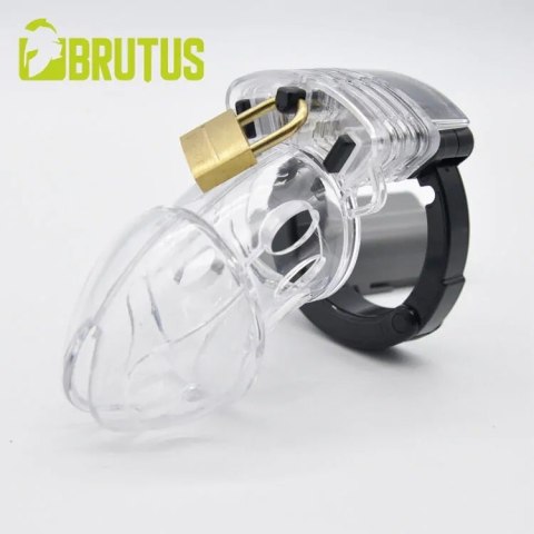 Pas cnoty regulowany Alpha Cage Chastity Cage Clear Brutus Brutus