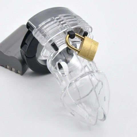 Pas cnoty regulowany Alpha Cage Chastity Cage Clear Brutus Brutus