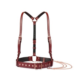 Uprząż Wine Red Body Harness Liebe Seele Liebe Seele