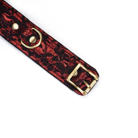 Victorian Garden Lace And Velvet Collar With Leash Liebe Seele Liebe Seele