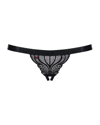 828-THC-1 stringi otwarte czarne L/XL Obsessive Obsessive