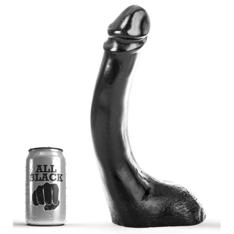 Dildo czarne Clarinet 30x5.5cm All Black
