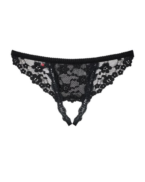 Letica stringi otwarte czarne L/XL Obsessive Obsessive