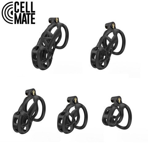 Pas cnoty Guardian Chastity Cage Black Size 4 CELLMATE CELLMATE