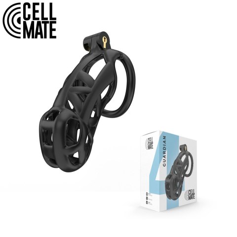 Pas cnoty Guardian Chastity Cage Black Size 4 CELLMATE CELLMATE
