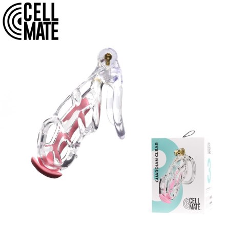 Pas cnoty Guardian Chastity Cage Clear Size 3 CELLMATE CELLMATE