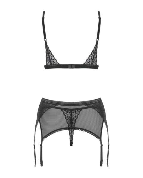 Shibu komplet 3-częściowy czarny S/M Obsessive Obsessive