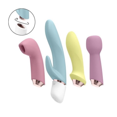 Wibrator 4w1 Marvelous Four Air pulse + Vibrator set Satisfyer Satisfyer