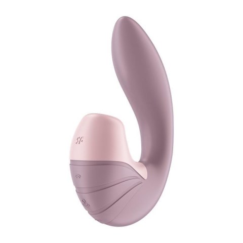 Wibrator do punktu G ze stymulatorem-Supernova Old Rose-Satisfyer