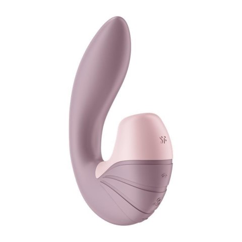 Wibrator do punktu G ze stymulatorem-Supernova Old Rose-Satisfyer