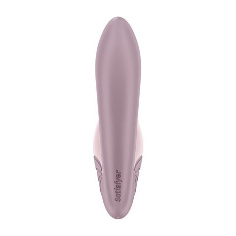 Wibrator do punktu G ze stymulatorem-Supernova Old Rose-Satisfyer