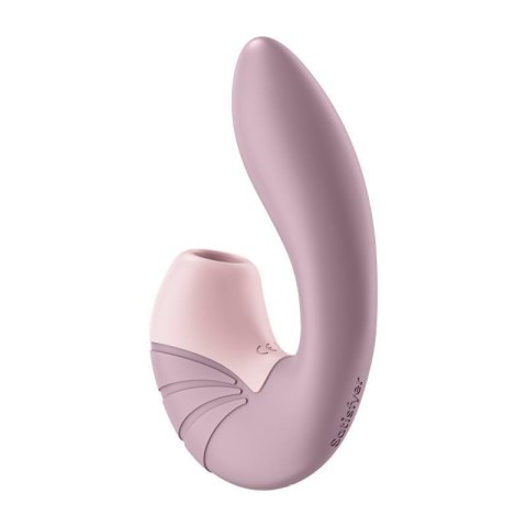 Wibrator do punktu G ze stymulatorem-Supernova Old Rose-Satisfyer