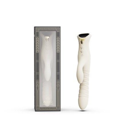 Wibrator Króliczek Biały- Mose 2 Ivory White-Zalo