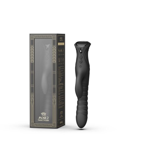 Wibrator króliczek Mose 2 Obsidian Black-Zalo