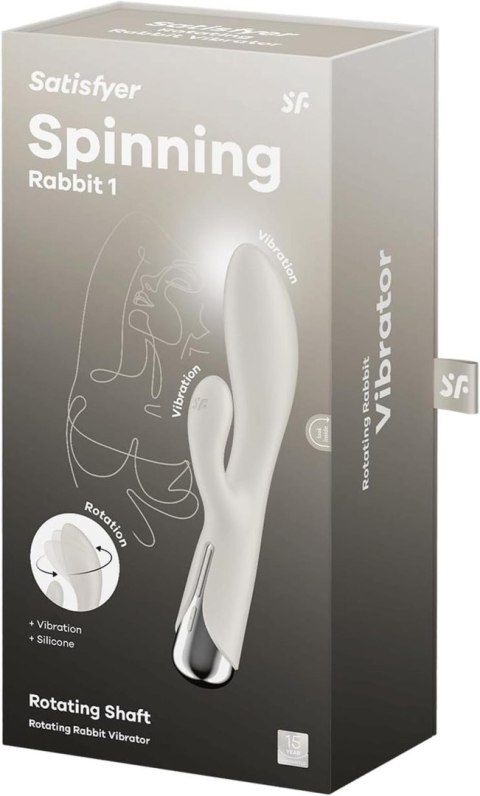 Wibrator króliczek Spinning Rabbit 1 Beige-Satisfyer