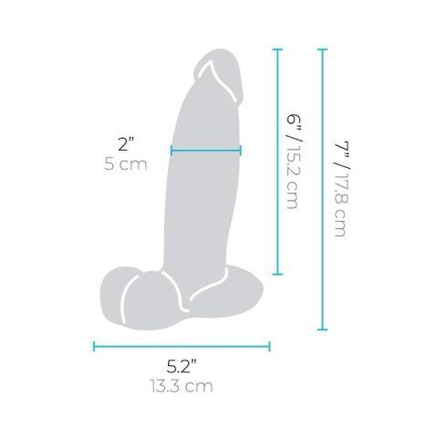Dildo Realistyczne cieliste 17.8cm B-Vibe