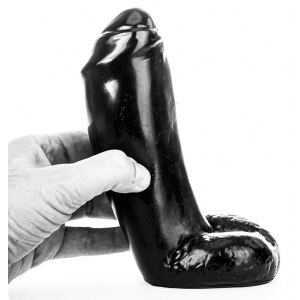 Dildo czarne Big Bird 15x6cm All Black