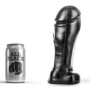 Dildo czarne Bed Snake 19x8 cm All Black