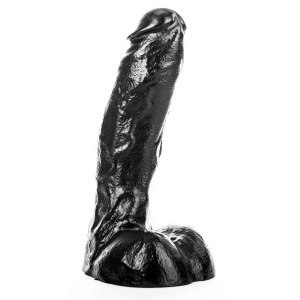 Dildo czarne Ray 22x6,5 cm All Black