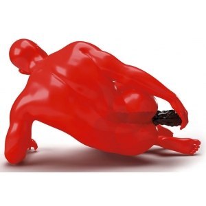 Dildo czarne Steroid Allez 34x8cm All Black